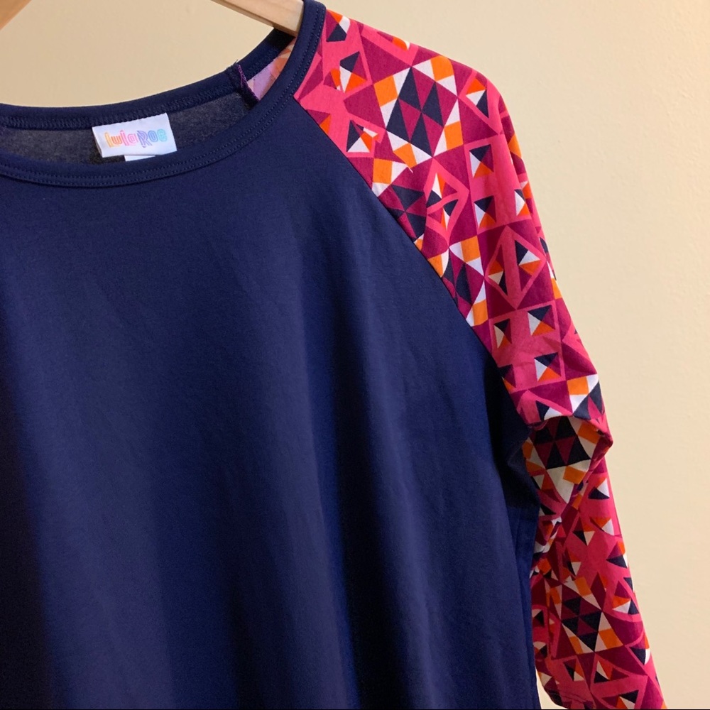 LulaRoe Randy Baseball Tee Top - Picture 7 of 9